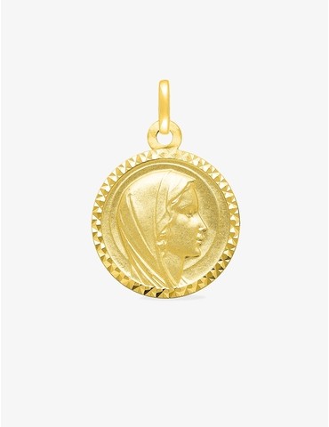Médaille Vierge en or jaune 375 ‰